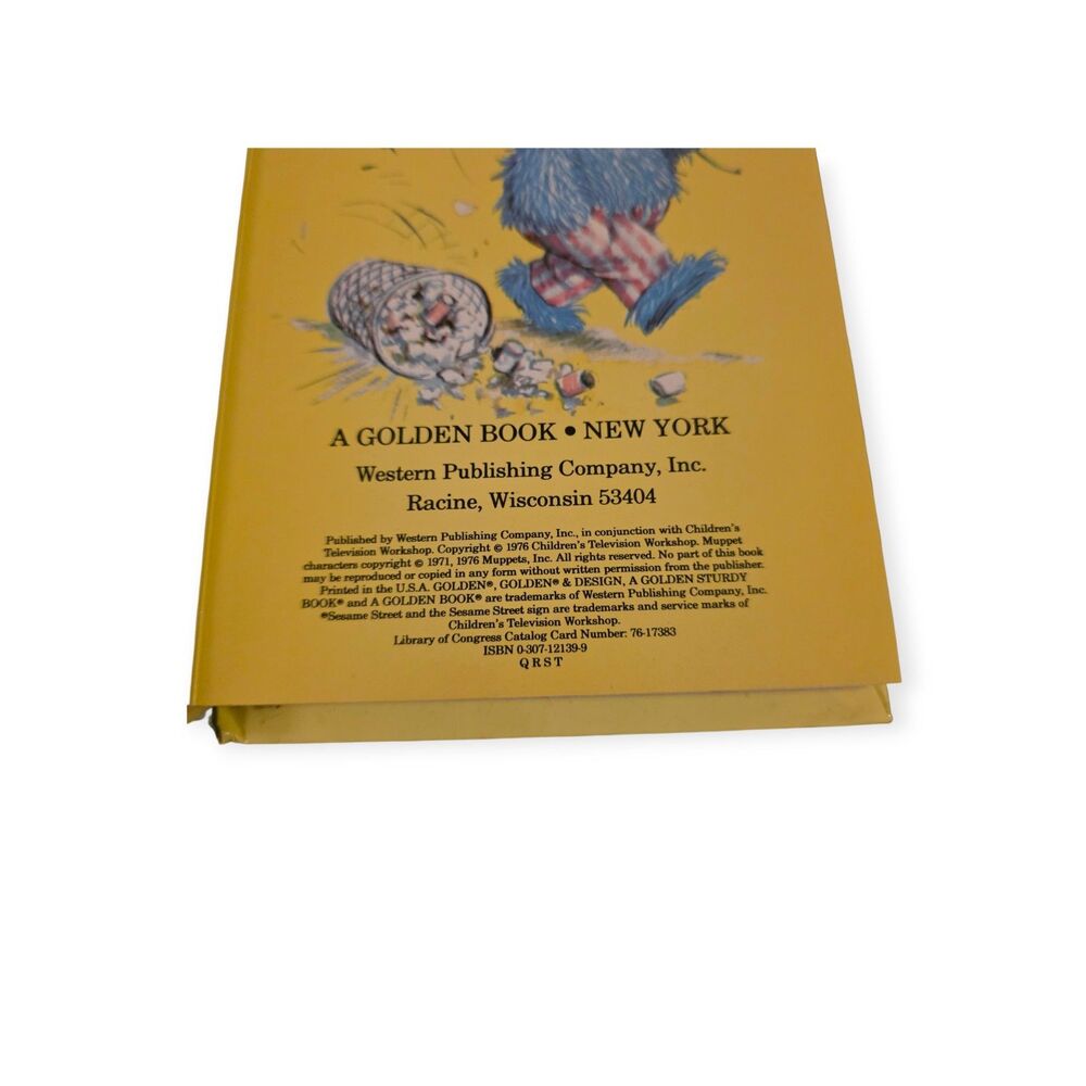 Sesame Street I Am a Monster Board Book Vintage Grover Golden Book - Picture 3 of 4